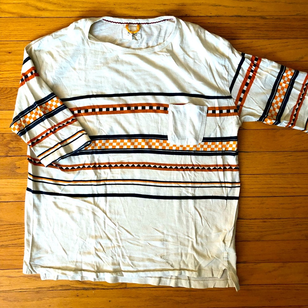 Koto Men’s Henley Patterned Shirt